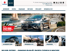 Tablet Screenshot of major-suzuki.ru